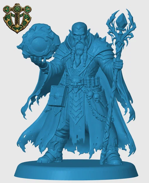 Mô hình Duergar Wizard cho game RPG - Image 3