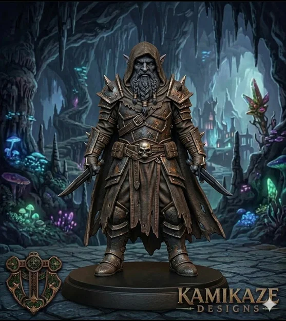 Mô hình Duergar Rogue cho game nhập vai - Image 1