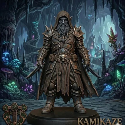 Mô hình Duergar Rogue cho game nhập vai