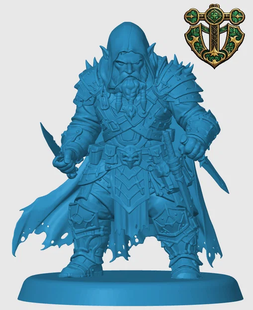 Mô hình Duergar Rogue cho game nhập vai - Image 3