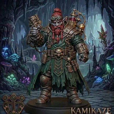 Mô hình Duergar Artificer cho game RPG