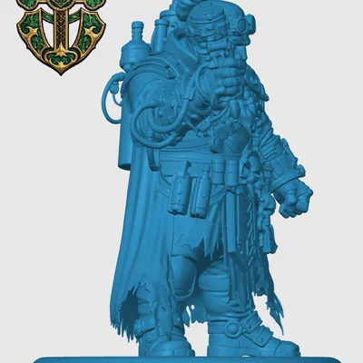 Mô hình Duergar Artificer cho game RPG