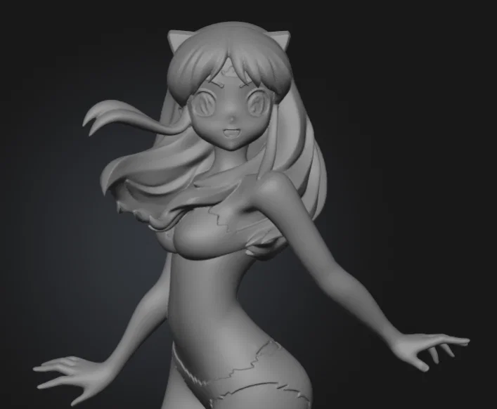 Mô hình 3D nhân vật Lamù phong cách Anime cực đẹp - Image 1
