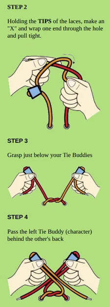 Phụ kiện hỗ trợ tập thắt dây giày "Loop Tab" - Image 3