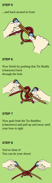 Phụ kiện hỗ trợ tập thắt dây giày "Loop Tab" - Image 4
