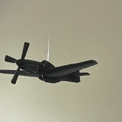 Mô hình lắp ráp máy bay P-51 Mustang (Kit Card) ấn tượng