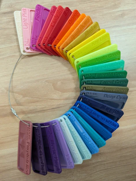 Thẻ Mẫu Màu Filament (Filament Color Cards) - Image 3