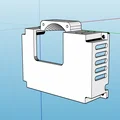 Nắp lưng đầu in QIDI X-Max 3 (Toolhead Back Cover) tối ưu làm mát - Thumbnail 1