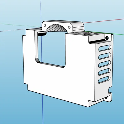 Nắp lưng đầu in QIDI X-Max 3 (Toolhead Back Cover) tối ưu làm mát