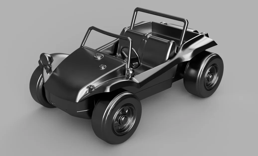 Mô hình 3D xe địa hình Dune Buggy phong cách cổ điển cực đẹp - Image 1
