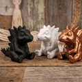 Bộ Ba Tượng Khủng Long Stegosaurus Đáng Yêu - Decor Phong Cách Boho - Thumbnail 1
