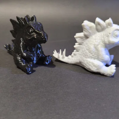 Bộ Ba Tượng Khủng Long Stegosaurus Đáng Yêu - Decor Phong Cách Boho