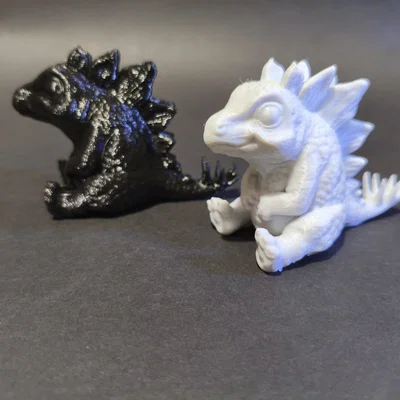 Bộ Ba Tượng Khủng Long Stegosaurus Đáng Yêu - Decor Phong Cách Boho
