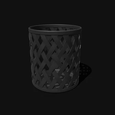 Giỏ Đan Lát (Woven Basket)