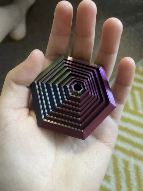 Đồ chơi Fidget hình lục giác in 3D giải trí cực đã - Image 1