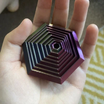Đồ chơi Fidget hình lục giác in 3D giải trí cực đã
