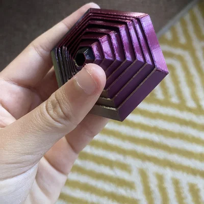 Đồ chơi Fidget hình lục giác in 3D giải trí cực đã