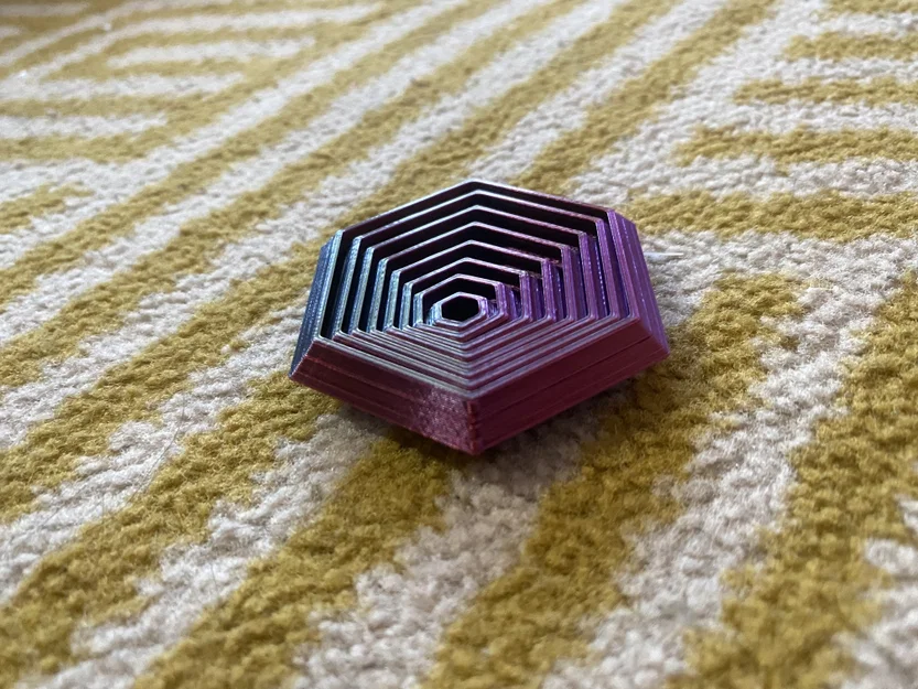 Đồ chơi Fidget hình lục giác in 3D giải trí cực đã - Image 3
