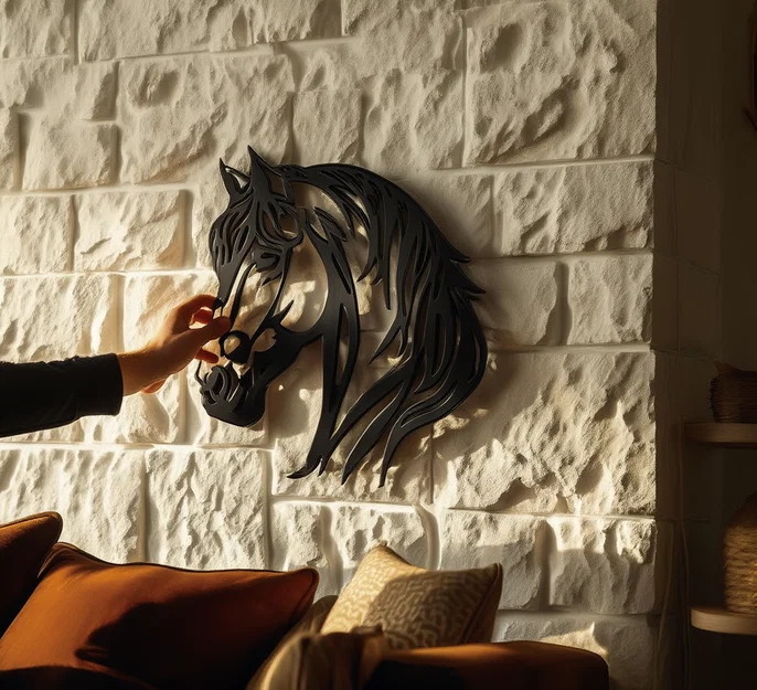 Wall Art – “Hình đầu ngựa Silhouette” - Image 2