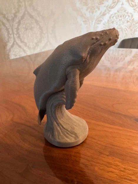 Mô hình Cá voi lưng gù nhảy lên khỏi mặt nước (Breaching Humpback Whale) - Image 3