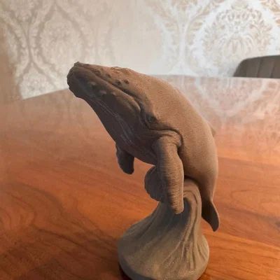 Mô hình Cá voi lưng gù nhảy lên khỏi mặt nước (Breaching Humpback Whale)