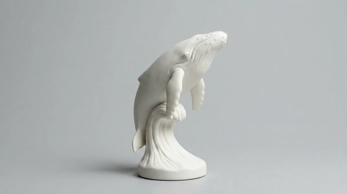Mô hình Cá voi lưng gù nhảy lên khỏi mặt nước (Breaching Humpback Whale) - Image 6