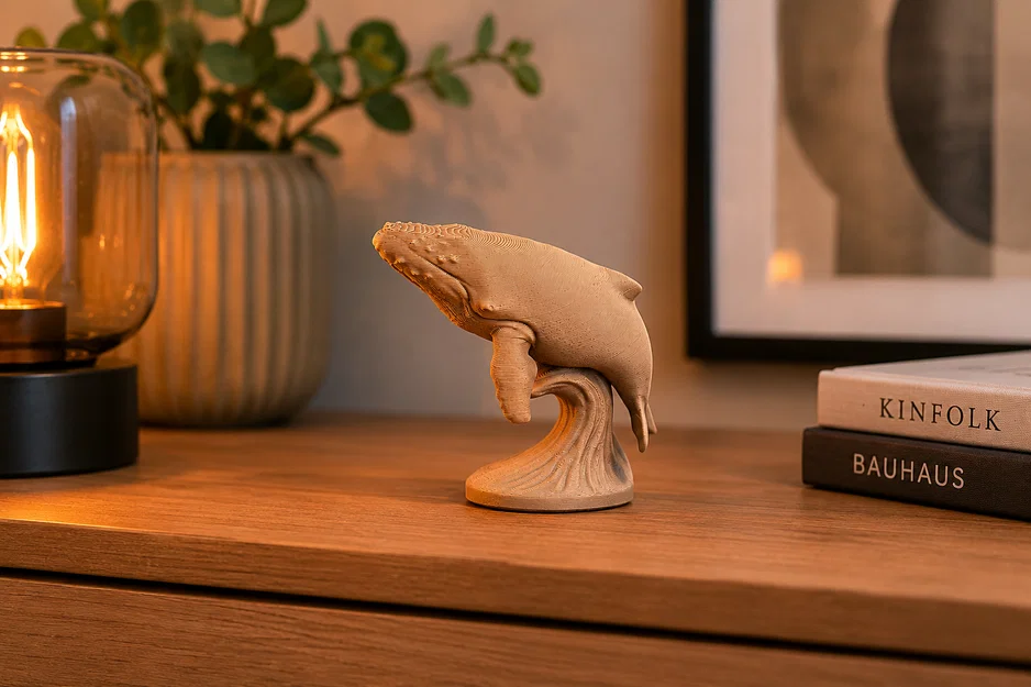 Mô hình Cá voi lưng gù nhảy lên khỏi mặt nước (Breaching Humpback Whale) - Image 7
