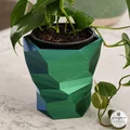 Chậu Cây Low-Poly Xoắn Ốc Hiện Đại - Thumbnail 1