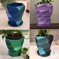 Chậu Cây Low-Poly Xoắn Ốc Hiện Đại - Thumbnail 2