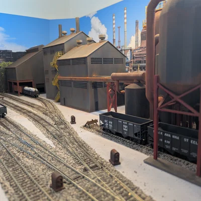 Blower House - Mô hình nhà chứa máy thổi cho hệ thống đường sắt HO scale