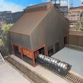 Mô hình Lò Hồ quang điện (Electric Furnace) cho mô hình tàu hỏa HO scale - Thumbnail 1