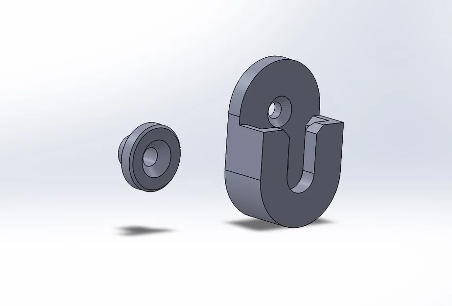 Móc treo tường dạng trượt Slide in wall hanger - Image 1