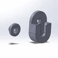 Móc treo tường dạng trượt Slide in wall hanger - Thumbnail 1