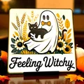 Mô hình Hueforge Feeling Witchy Summerween: Ma đáng yêu và mèo đen - Thumbnail 2
