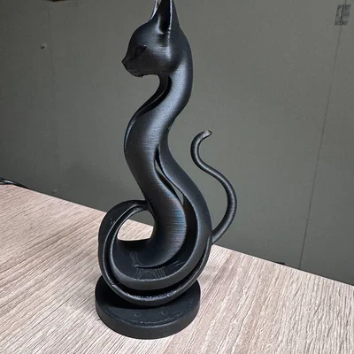 Tượng mèo Serpentin