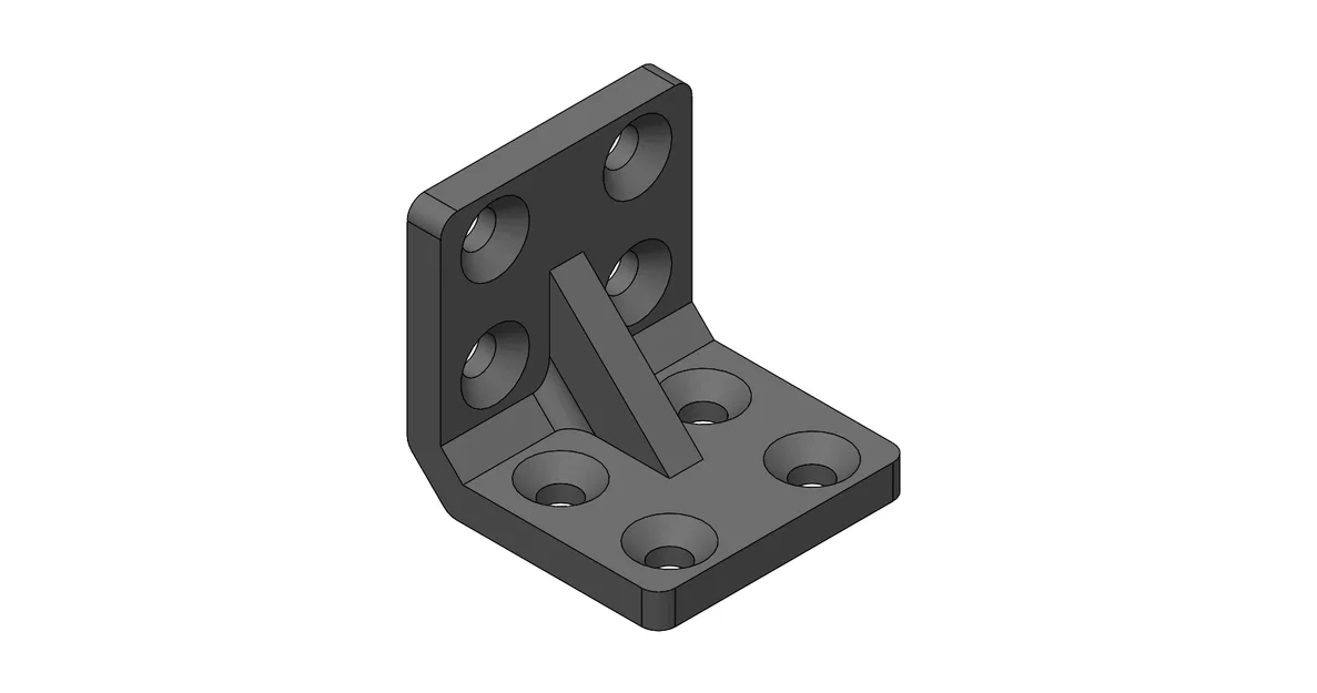 Ke góc lắp ráp gia cố 30 x 30 x 30 mm (t=4) - Image 2