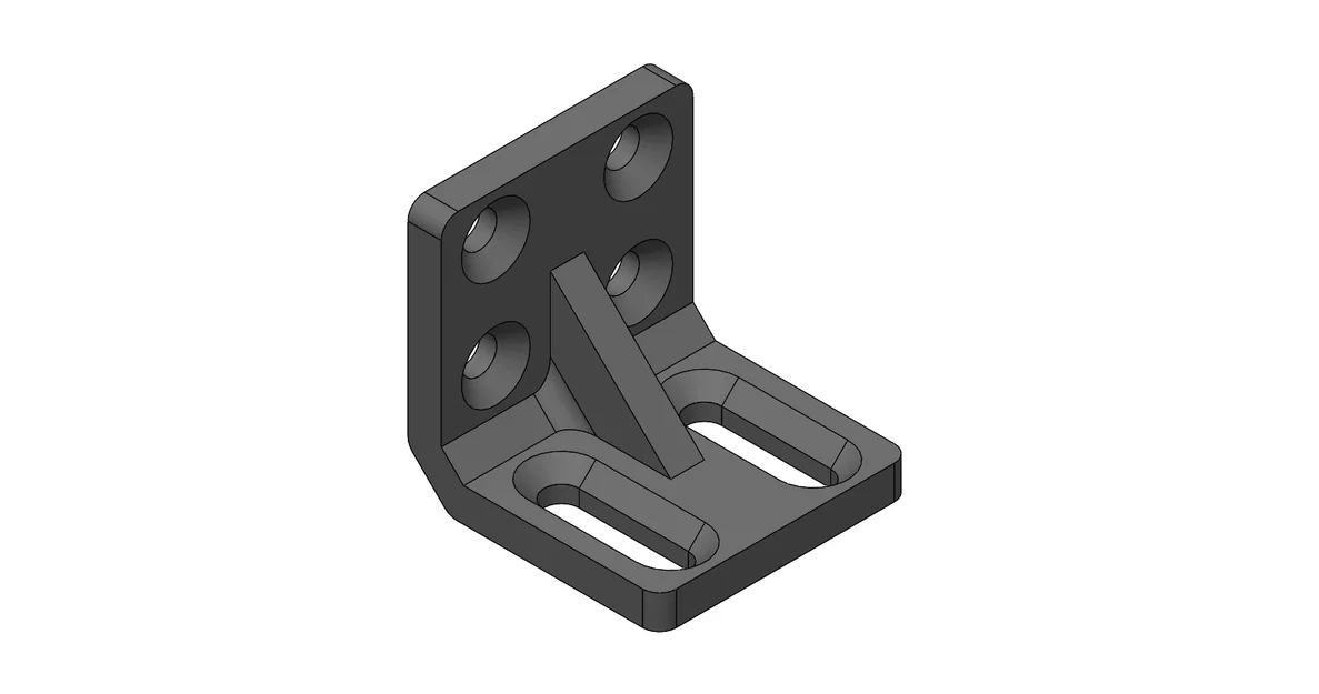 Ke góc lắp ráp gia cố 30 x 30 x 30 mm (t=4) - Image 4