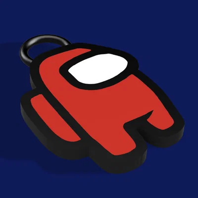 Móc khóa Among Us - Phụ kiện in 3D độc đáo cho fan game