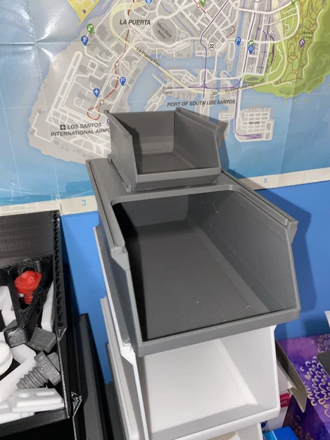 Bộ khay đựng đồ Stackable Bins - Tự in 3D giúp bàn làm việc gọn gàng - Image 2