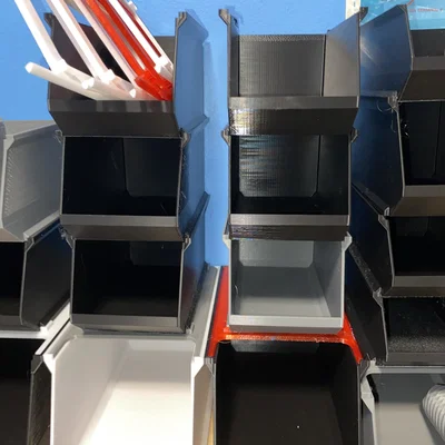 Bộ khay đựng đồ Stackable Bins - Tự in 3D giúp bàn làm việc gọn gàng