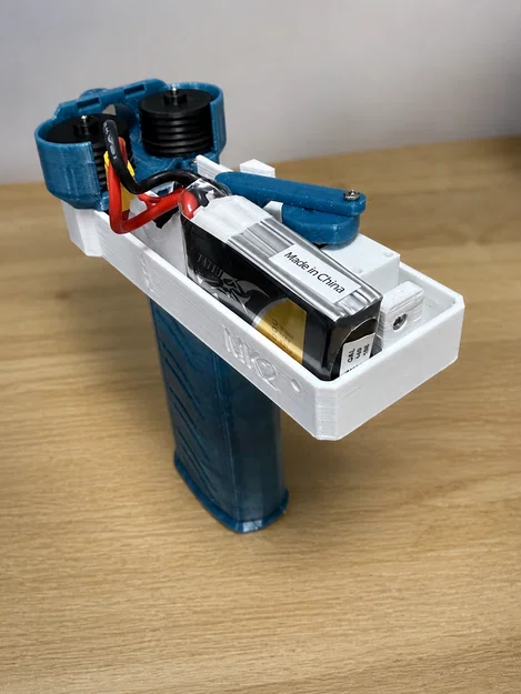 Remix Đế Pin Cho Lepus Blaster MK2 – Tích hợp Ốc Vặn Tay 6-32 và Khoang Pin Lớn Hơn - Image 2