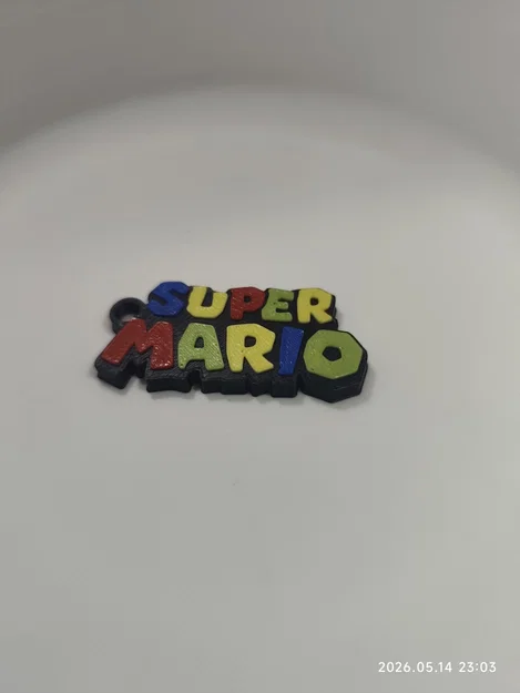 Móc khóa logo Super Mario - Image 1