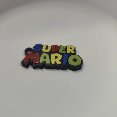 Móc khóa logo Super Mario