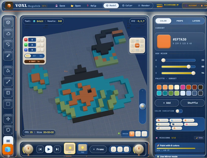 Tea Fish Blocks! Phần mềm và Mô hình in 3D - Image 8