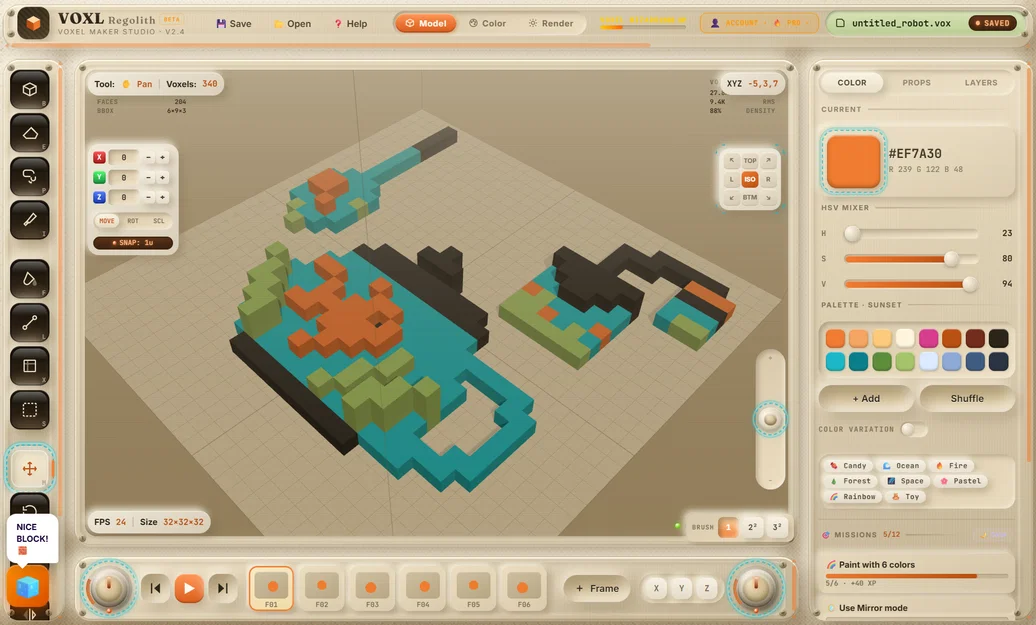 Tea Fish Blocks! Phần mềm và Mô hình in 3D - Image 12