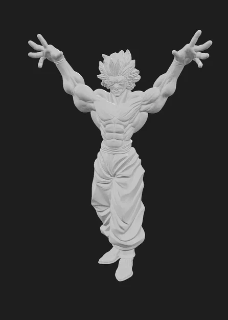 Mô hình 3D Baki Hanma - Đấu sĩ mạnh nhất thế giới cho fan anime - Image 1
