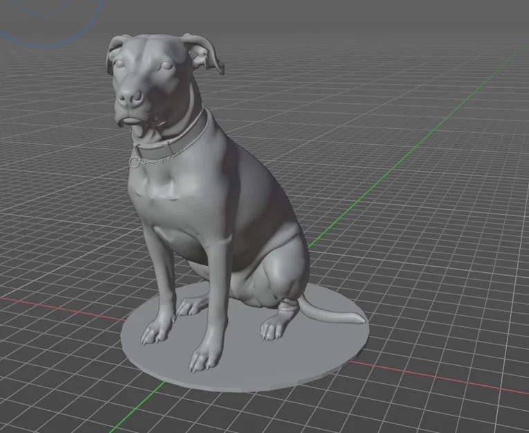Mô hình chú chó Pitbull tên Bogey - Image 1