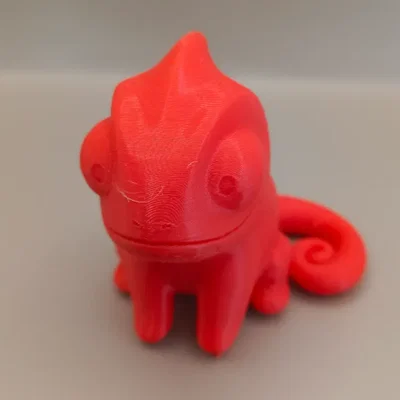 Mô hình tắc kè hoa phong cách Chibi