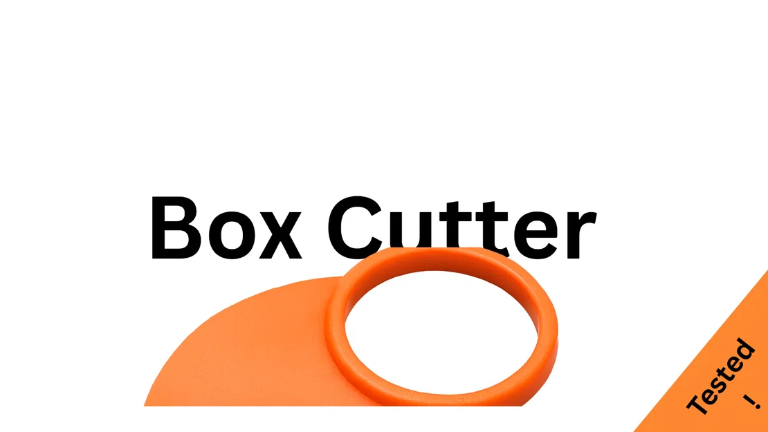 Dụng cụ mở thùng Box Cutter - Thiết kế 3D an toàn và tiện lợi - Image 1