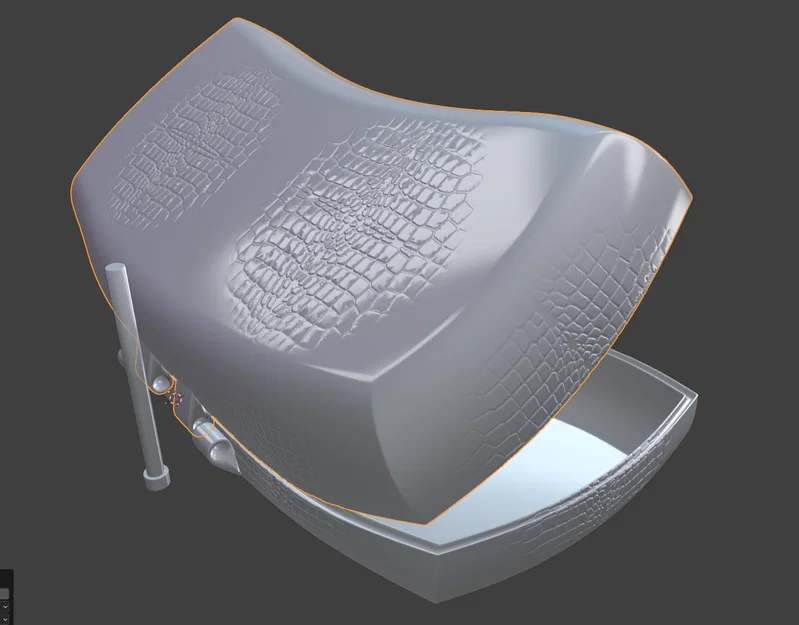 Hộp đựng kính mắt giả da cá sấu in 3D - Phụ kiện bảo vệ sang trọng - Image 1
